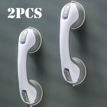 ที่จับฝักบัวคว้าบาร์สําหรับห้องน้ําฝักบัวจับพร้อมถ้วยดูดGripคว้าห้องน้ําBath Handleคว้าบาร์ความปลอดภัยคว้าบาร์ 1