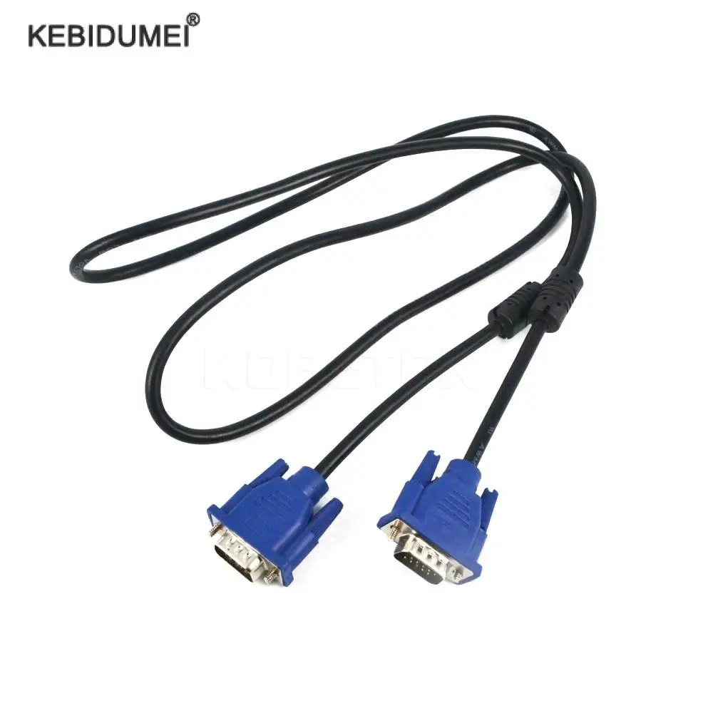 VGA Cable Male to Male Video Extension Line HD Adapter For PC Monitor Projector vga cable vga cable adapter