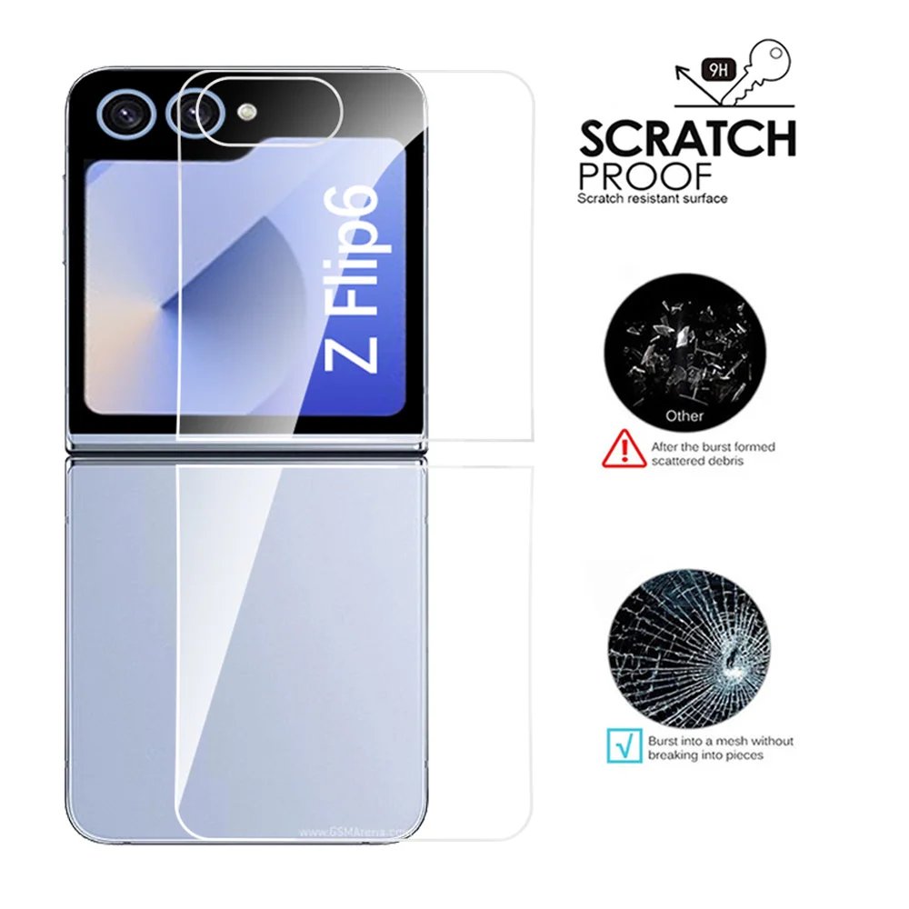 Premium 3-in-1 Tempered Glass Camera Lens Protector Case