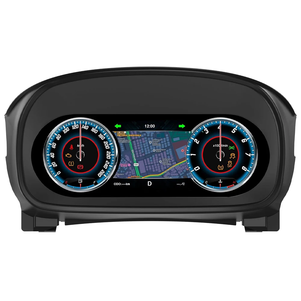 Panel de Instrumentos LCD de 12.3 Pulgadas para Chevrolet Malibu 8.ª Generación 2009-2014, Velocímetro Digital para Automóvil, Panel de Cabina Virtual 1