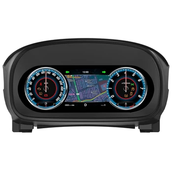 Panel de Instrumentos LCD de 12.3 Pulgadas para Chevrolet Malibu 8.ª Generación 2009-2014, Velocímetro Digital para Automóvil, Panel de Cabina Virtual 1