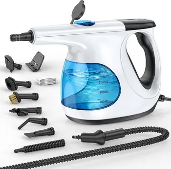 Household Portable Steam Cleaner – 3-Second Rapid Heat, High-Pressure Jet, 3-Level Steam Adjustment, Self-Cleaning Maintenance-Free, Safety Lock Design, Tackles Stubborn Dirt on Sofas, Floor Cracks & Stovetops 1