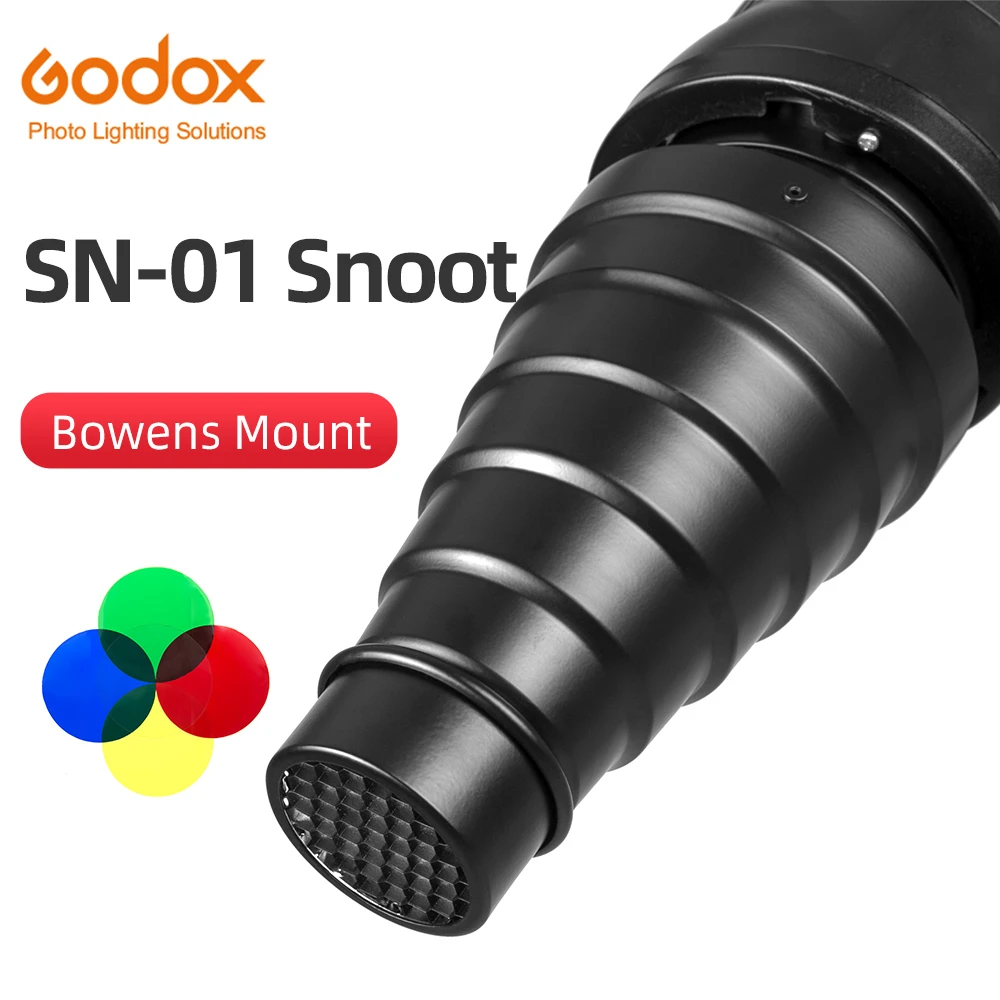 GODOX SN-01 Bowens Mount large Snoot Professional Studio light Fittings best light stand