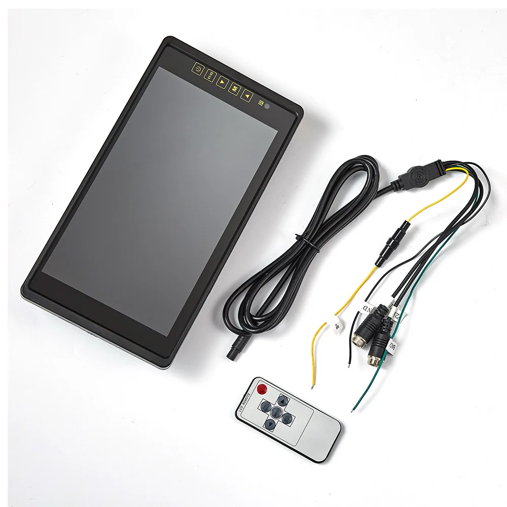 JIEPIE TFT LCD ̷  DC9-36V  , ƮϷ ĳ Ʈ  RV ̵ ũ, 9 ġ, 4  ÷, 1024x600