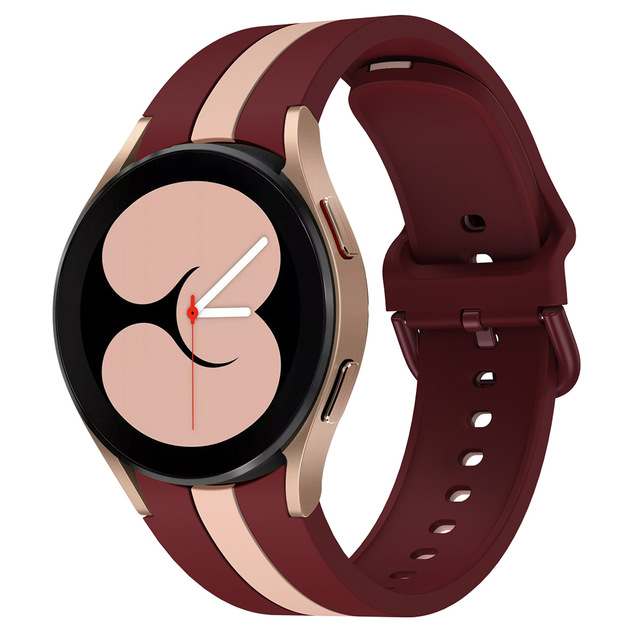Strap for Samsung Galaxy Watch4 40mm 44mm Classic Two Color Band for Samsung Galaxy Watch 4 Classic 42mm 46mm Bracelet