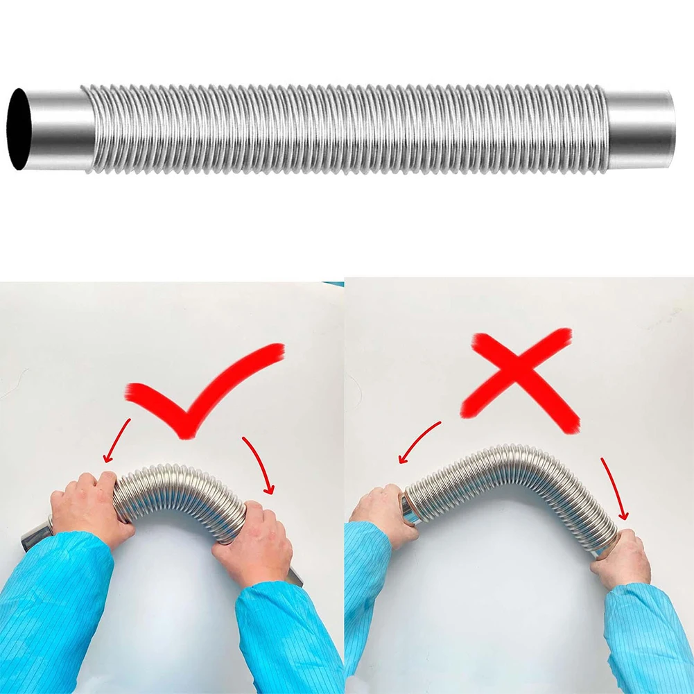 50*6cm Wood Stove Pipe Stainless Steel 90 Degree Elbow Chimney Liner Bend 90&deg; Multi Flue Stove Pipe Vent Exhaust Accessories chimney liner bend chimney liner pipe