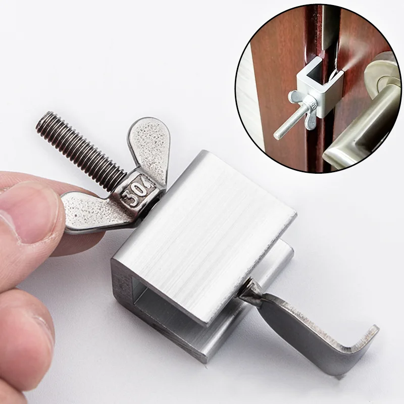 Portable Door Stopper Lock Self-Defense Anti-theft Childproof Safety Home Latch Hotel Door door latch door lock