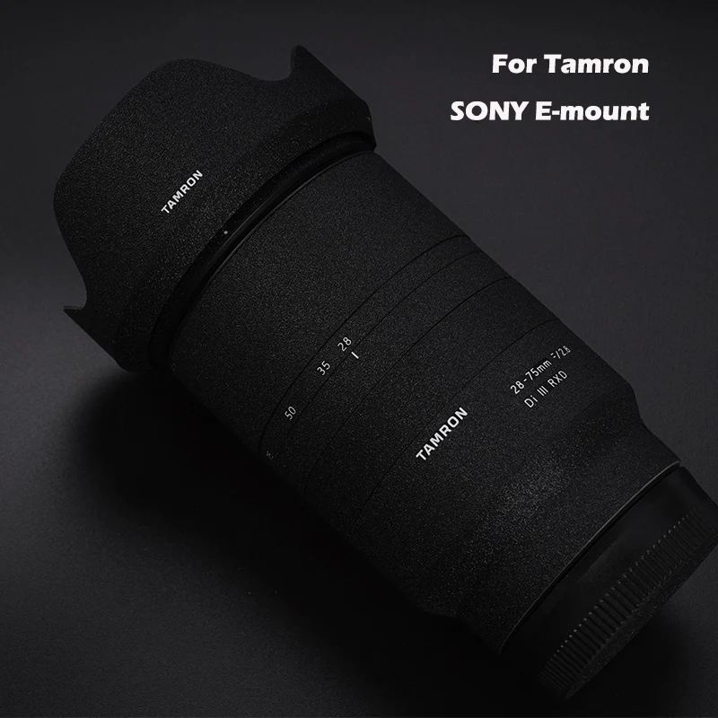탐론 28-75 f2.8용 렌즈 스킨, 보호 스티커 코팅 랩 커버 필름 (28 75 F2.8 G1), 탐론 28-75MM F2.8 DI A036 E 마운트용