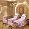 Factory Hot Sale Foldable Electric Pink Curved Salon Eyelash Beauty Spa Facial Massage Table Bed Lash Beds 1