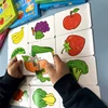 32Pcs Montessori Toddler Card Matching Game Early Education Puzzle Toys Cartoon Jigsaw Toys Color Shape Cognitive Training Gift 2