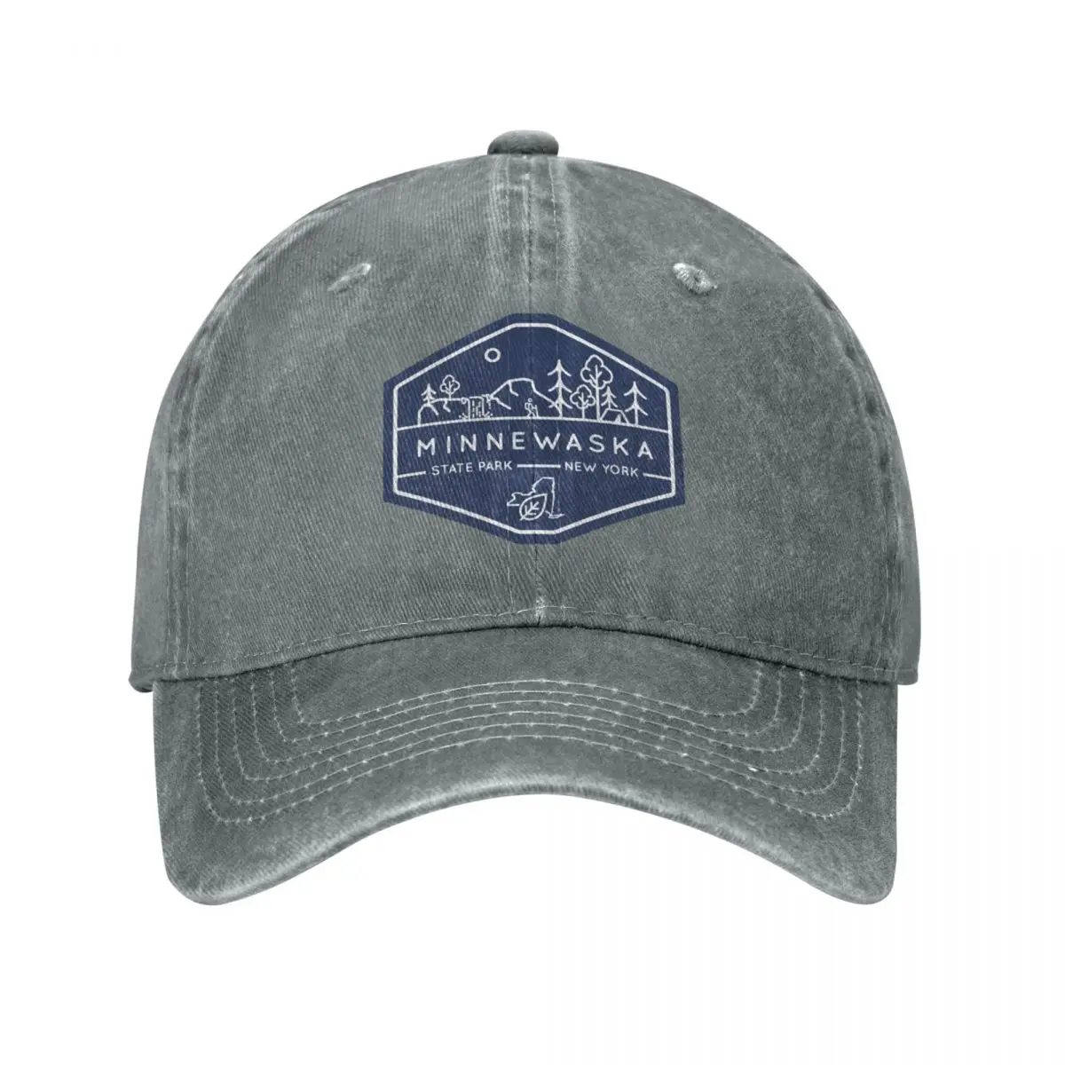 

Minnewaska State Park Blue Badge Cap Cowboy Hat wild ball hat Ball cap cap men's Women's