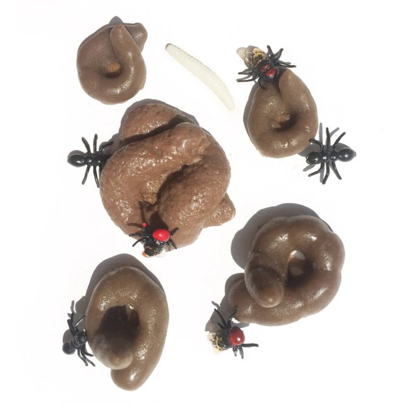 Realistic Shit Gift Funny Toys Fake Poop Piece Of Shit Prank Antistress Gadget Squishy Toys Joke Tricky Turd Mischief 1PCS