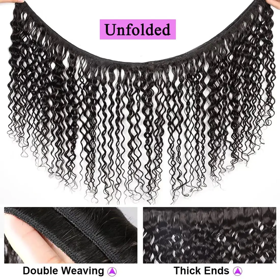 Curly Human Hair Bundles with Closure and Extensions with human hair bundles