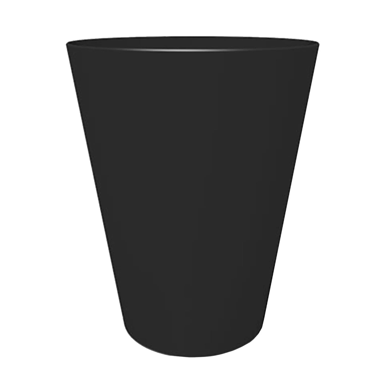

14-in Round Pots & Planters / Flower Pots- Black