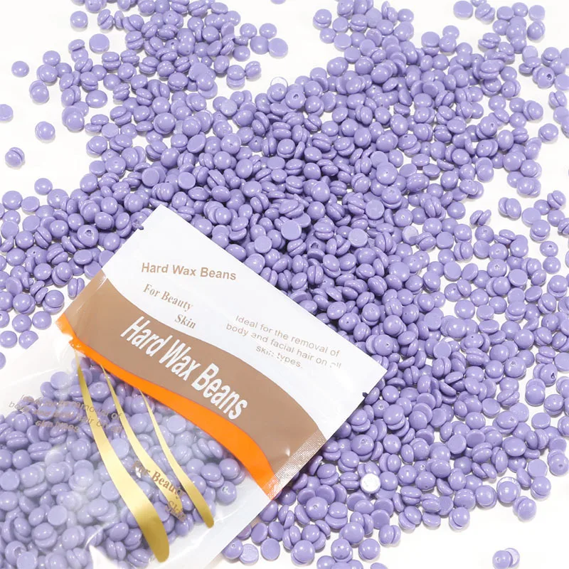 1Pc Depilated Wax Beans Granule No Need Paper Rose Lavender For Arm Legs Armpit Bagged Honey Wax Beans