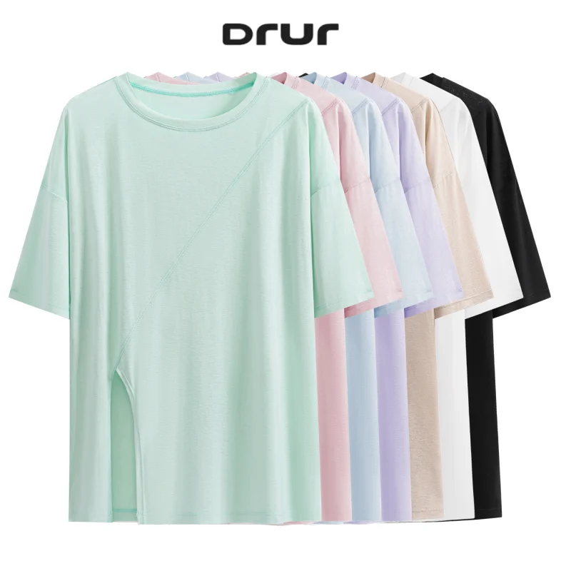 Women’s Loose Fit Yoga Shirt – Lightweight Summer Sport Tee 1