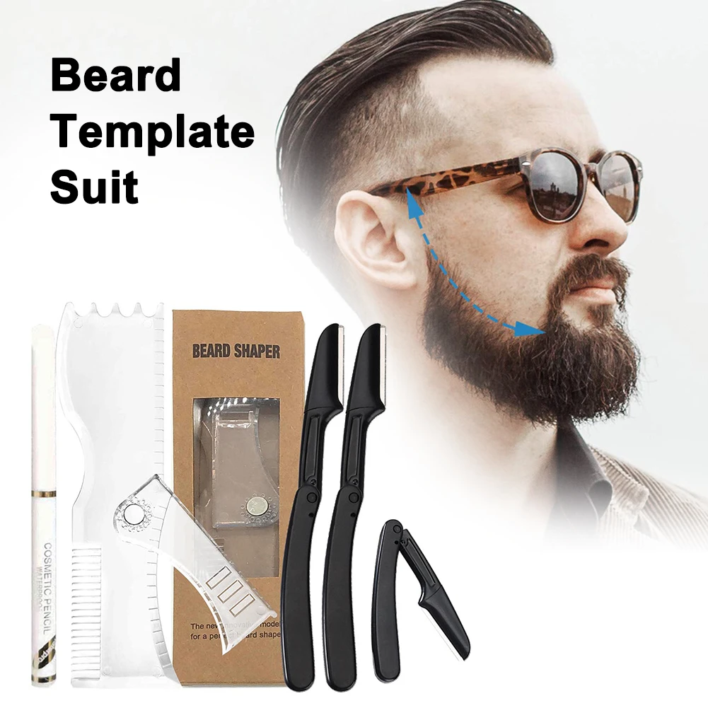 Beard Shaper Beard Styling Template Adjustable Beard Stencil Guide  Practical Men Shaving Tool Sets Face Hair Styling Tool| | - AliExpress