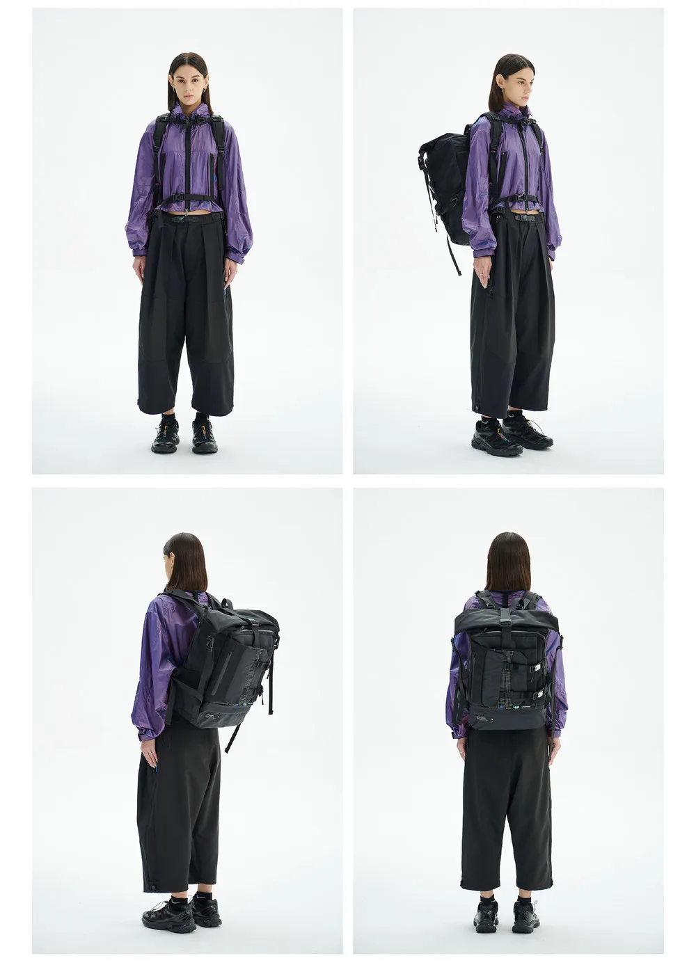Reindee Lusion 24ss FP01 Multifunctional backpack combined materials xpac cd hard shell techwear accessories edc carrier
