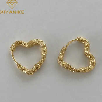 Heart Hoop Earrings