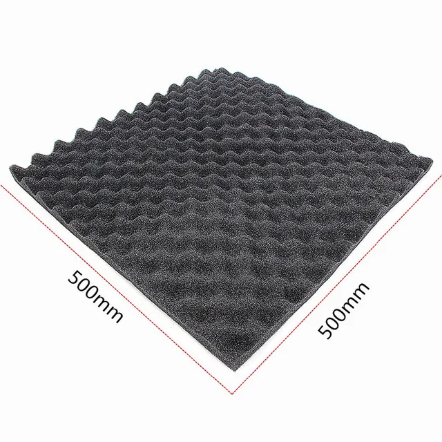 Black 500x500x15mm