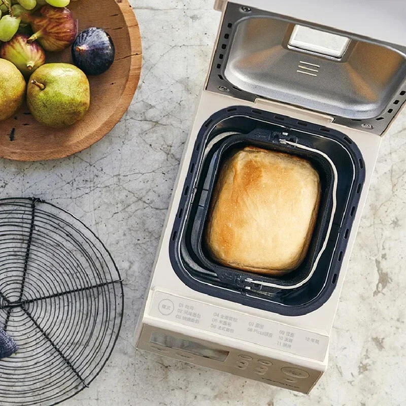 Recolte Automatic Bread Maker 430W 12 Programmable Programs 3 Baking Color Dough Stirring Toast Bread Machine
