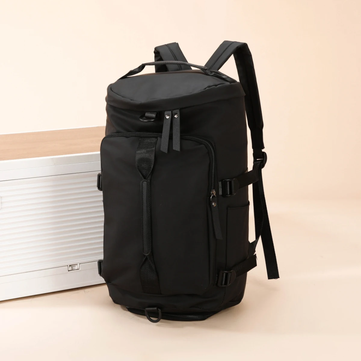 Backpack Men's Shoulder Bag Multifunctional Business Travel Bag Casual Backpack Rucksack Hiking Bag School Bag Luggage Bag Can Be Carried by Hand or Worn Cross-Body