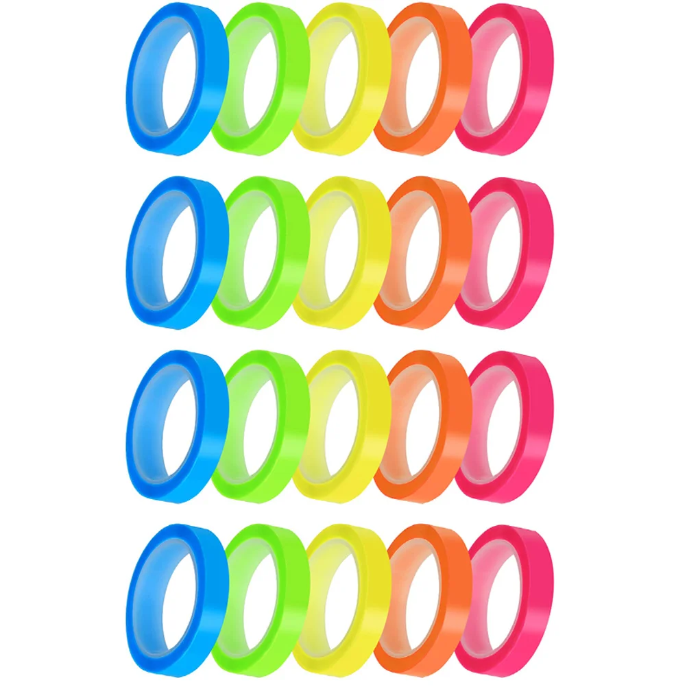 20 Rolls Duct Tape Clear Ultra Thin Index Stickers Book Supplies Professional Sticky Flags Major Mark Supply