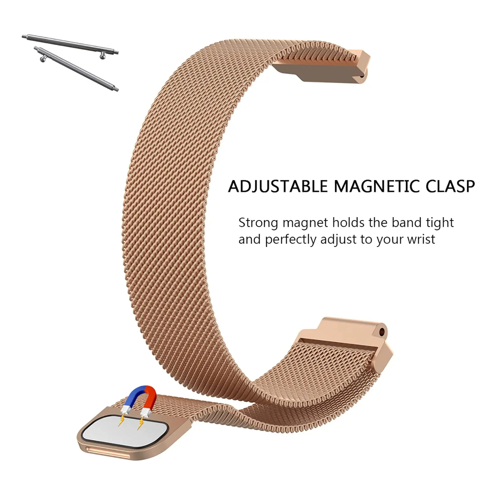 Jialiang Premium Milanese Magnetic Stainless Steel Watchband Strap