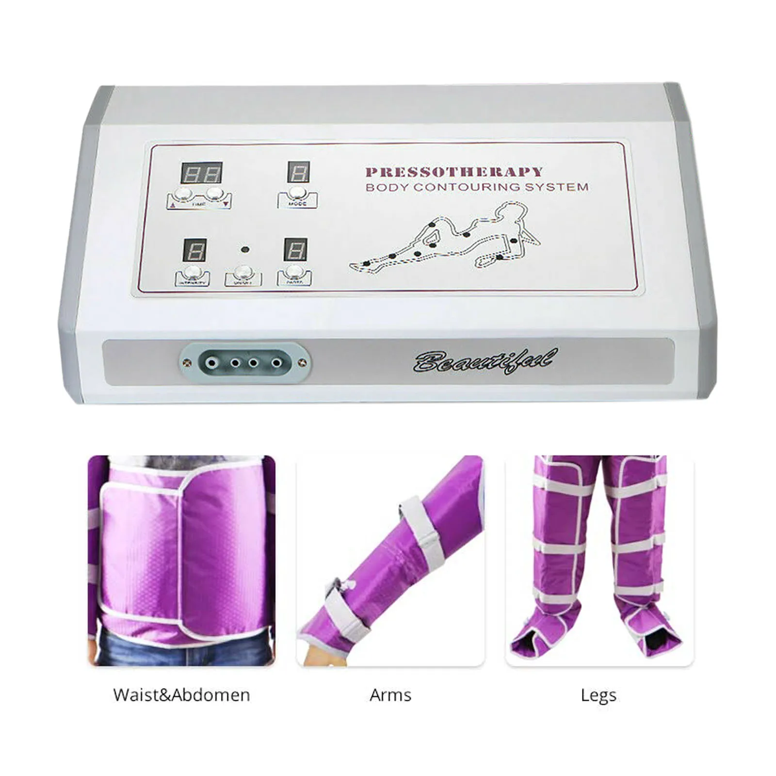 Pressotherapy Air Pressure Machine Slimming Suit Body Slimming Beauty Massager Pump Leg Wraps Foot Ankles Socks Detoxification massage tool,muscle massager,foot massage socks