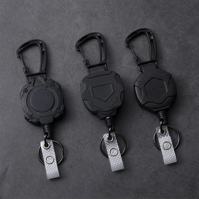  Thinp 2 Pieces Heavy Duty Retractable Keychain