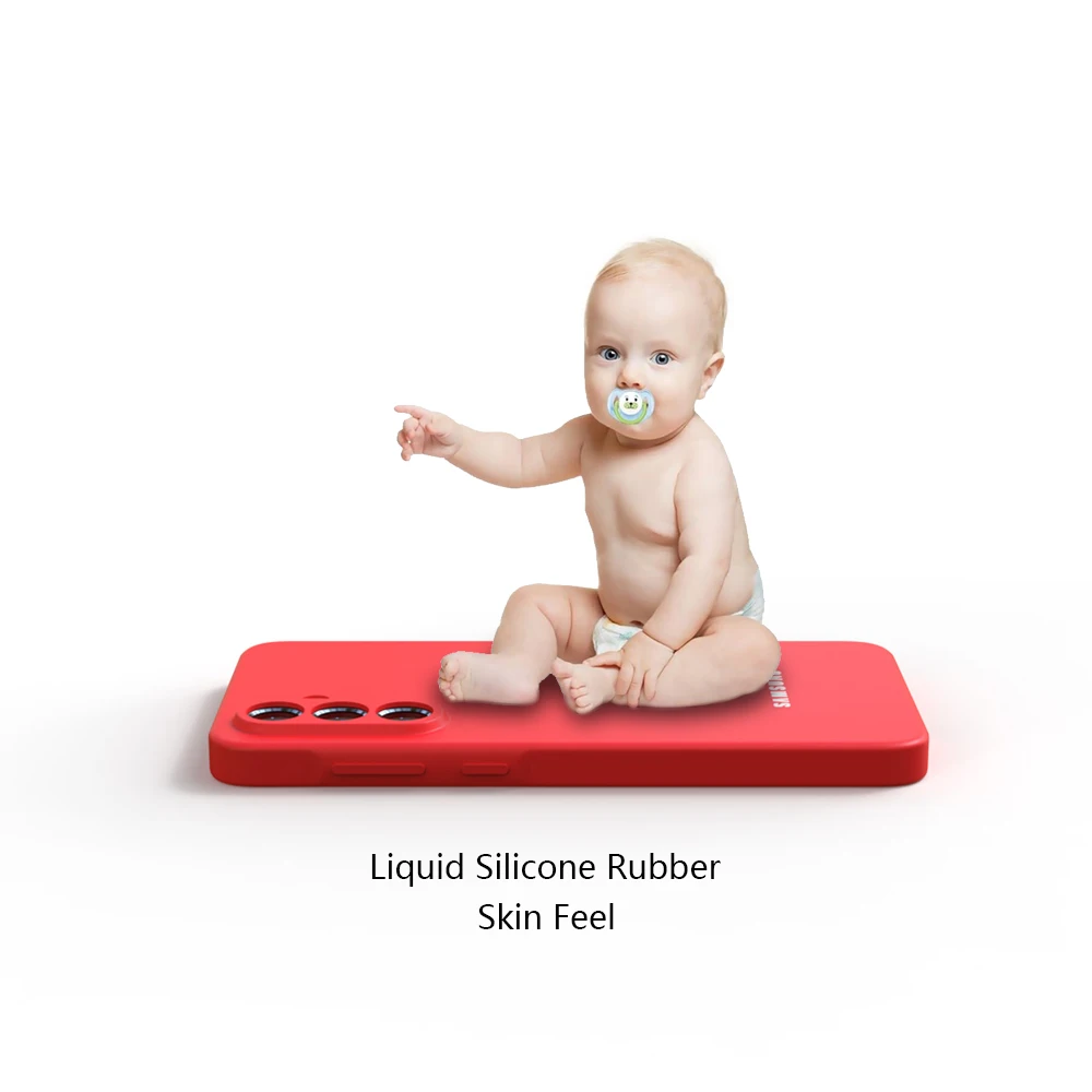 Silky Silicone Soft-Touch Protective Phone Case Cover