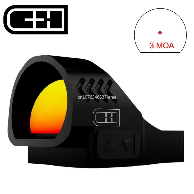 Original C+H Compact 3 MOA Red Dot Sight 407C/507C Cut Footprint Shake Awake Red Dot Reflex Sight for Pistol Glock Real Weapons