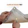 New Outdoor Camping Fireproof Cloth Picnic Barbecue Insulation Mat Flame Retardant High Temperature Fire Blanket Fiberglass Mat 2