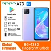 OPPO A73 5G smartPhone Global firmware  MTk Dimensity 720 4030mAh battery google play Rear camera 16MP used phone 1