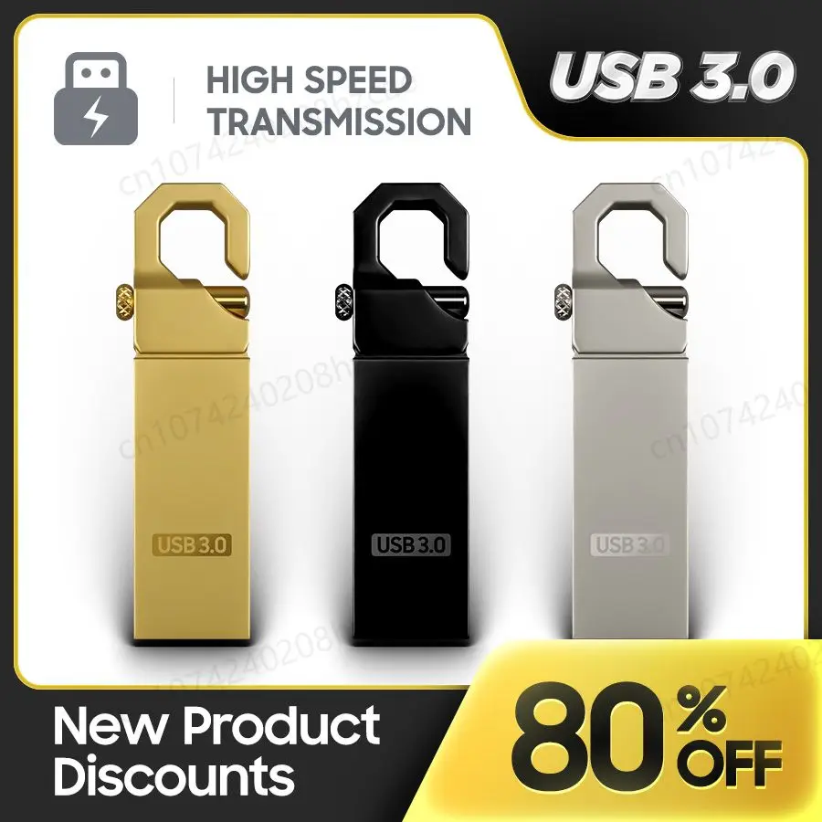Sunday 2024 USB3.0 Flash Drive 32GB 64GB 128GB Memory Stick di trasferimento dati ad alta velocità chiavetta USB Ultra-sottile