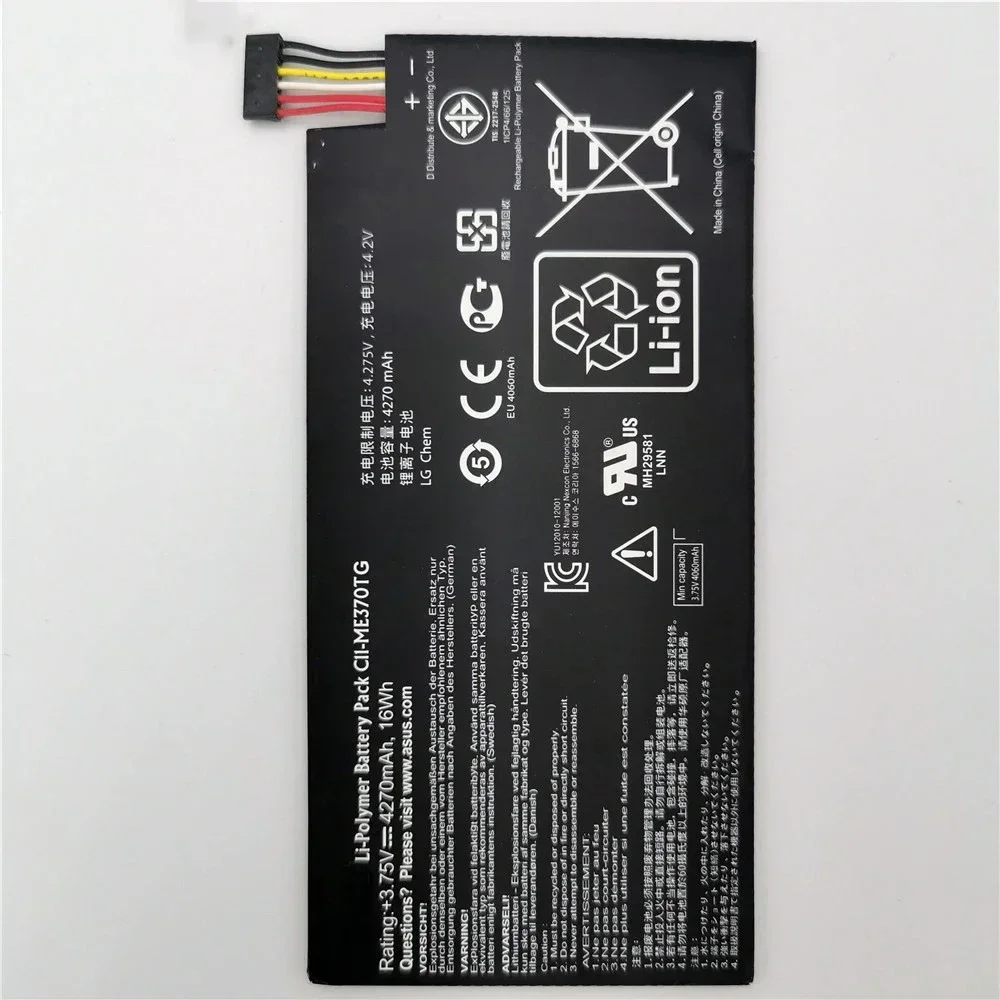 100% Original 4270mAh C11-ME370TG Tablet PC Battery For Asus Google Nexus 7 32GB 3G Version Batteries Batteria+Tracking Number