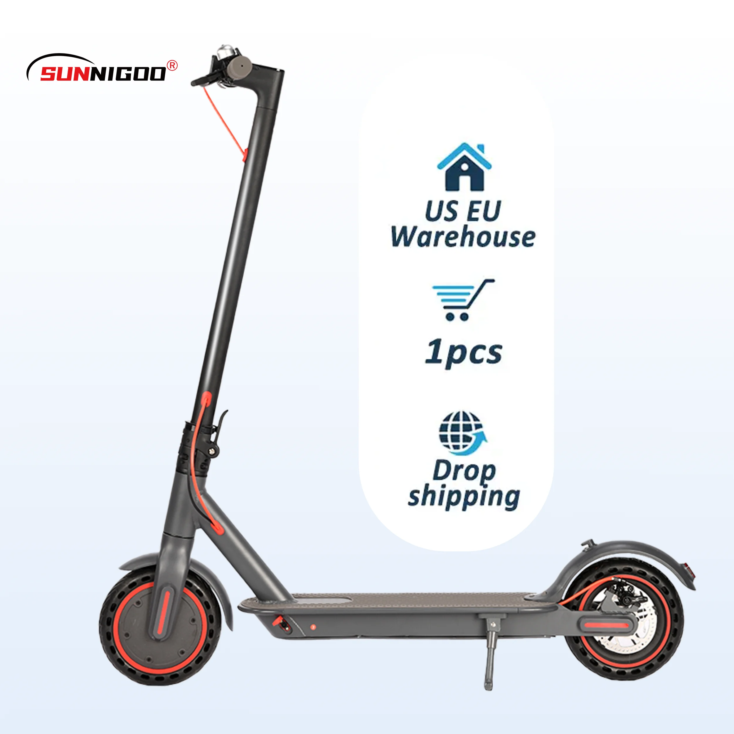 Scooter Elettrico Per Adulti Di Fascia Alta 8.5In 36 V350W Scooter Elettrico Pieghevole Ultraleggero Smart Mobility Bike M365 Bianco Grigio