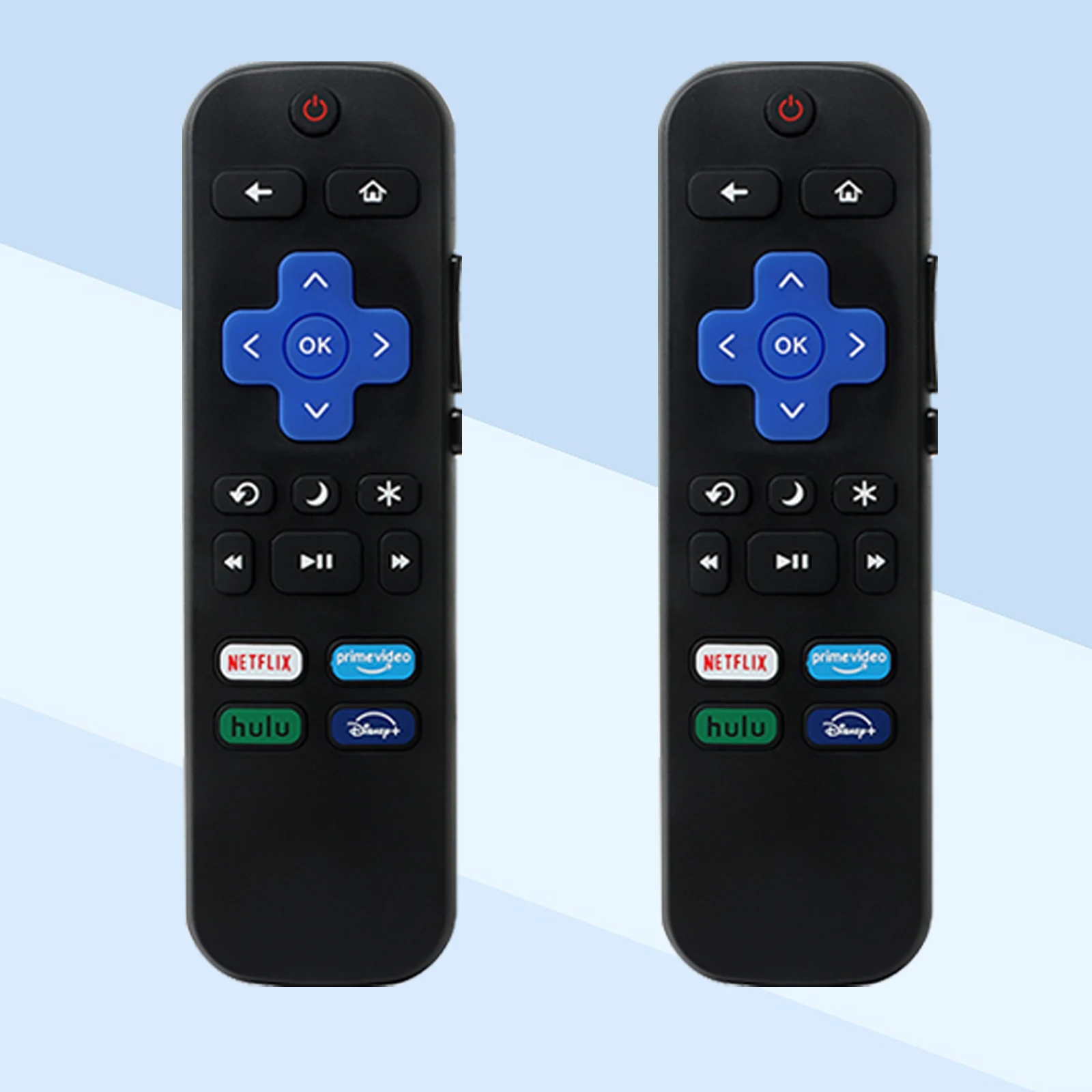 1 Paio Di Telecomando Universale Utilizzare Per Roku Tv Per Controller Tv Hisense/Tcl/Rca/Sharp Con Pulsanti Di Scelta Rapida Utilizzare Direttamente