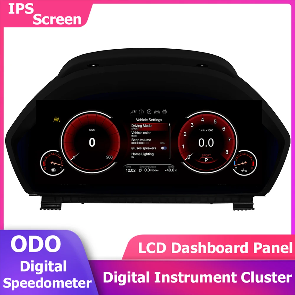 Pantalla de 12.3'' para el Panel de Instrumentos Digital con CarPlay para BMW Serie 3 y 4 F30 F31 F32 F33 F34 F36, Velocímetro, Tablero de Instrumentos 1