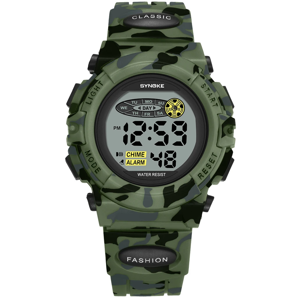 Kids' Waterproof LED Luminous Digital Watch