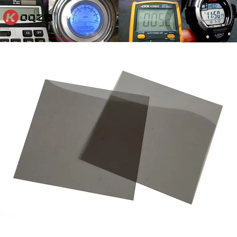 

10 Inch（18CMx18CM）Polarizing Horizontal Polarizer Film Universal Film Watch Multimeter Calculator LCD Display Repair Film Tools