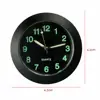 1PC Mini Car Clock Luminous Auto Stick-On Digital Watch Mechanics Quartz Motorcycle Clocks Auto Ornament Car Accessories 6