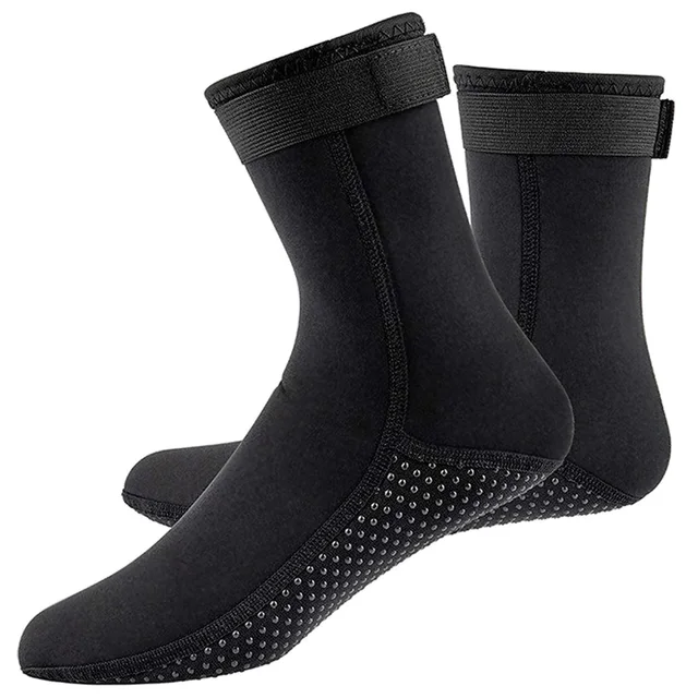 3mm&5mm Neoprene Diving Socks Non-slip Adult Warm Patchwork Elasticity Wetsuit Shoes Diving Surfing Boots Swimming Snorkeling 5