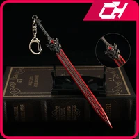 Naraka: Bladepoint Weapon Sura Sword Game Peripheral Metal 17cm Samurai Sword Keychain Weapon Model Decoration Crafts Gifts Toys 1