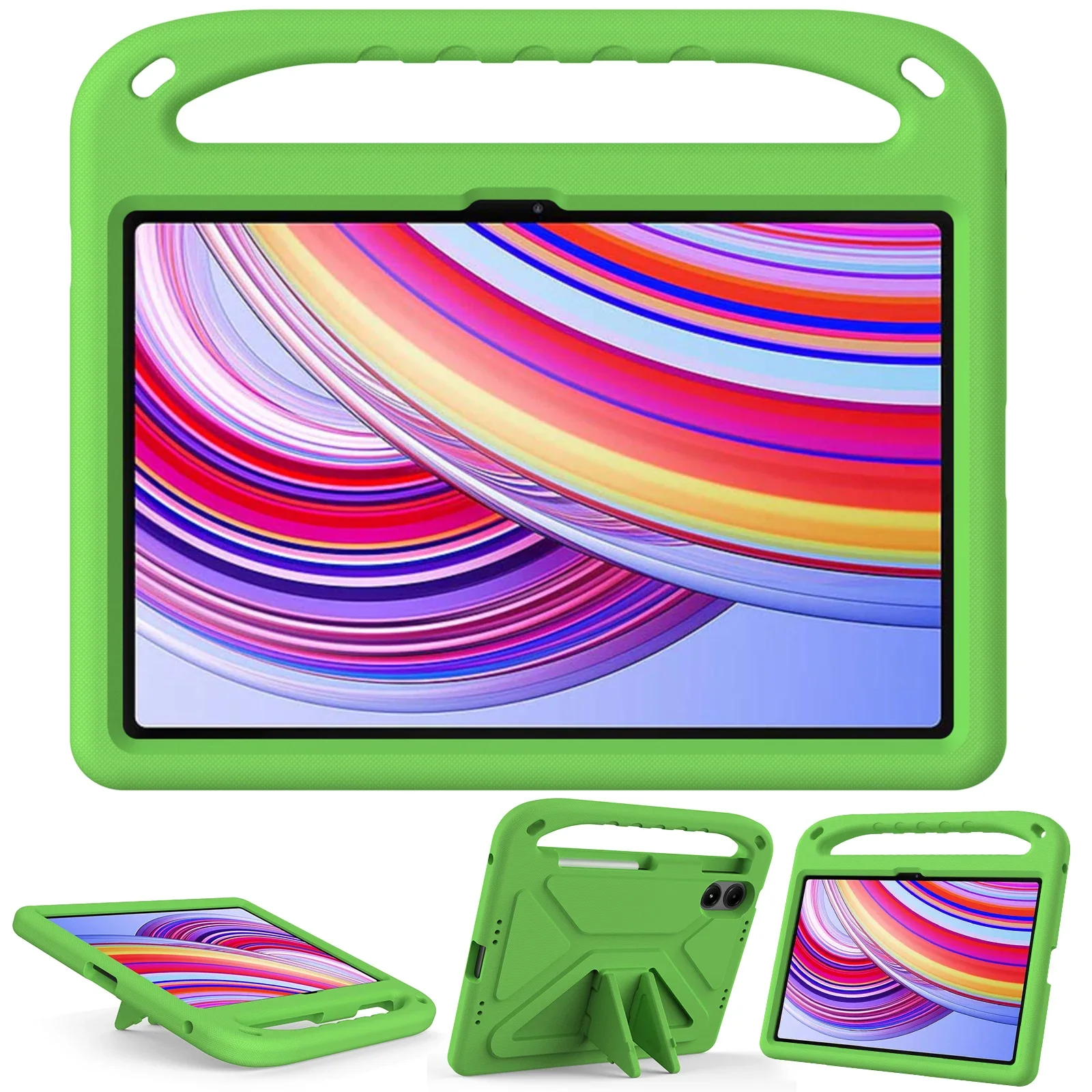 Kids Safe EVA ShockProof Tablet Case with Stand - Durable Protective Cover