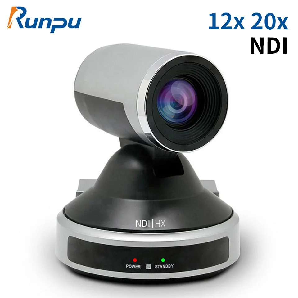 Runpu 2023 Hot NDI Ptz Camera SDI IP POE USB 12X 20X Zoom Video Conference Camera for for Church Services,Worship ,vMix,OBS services