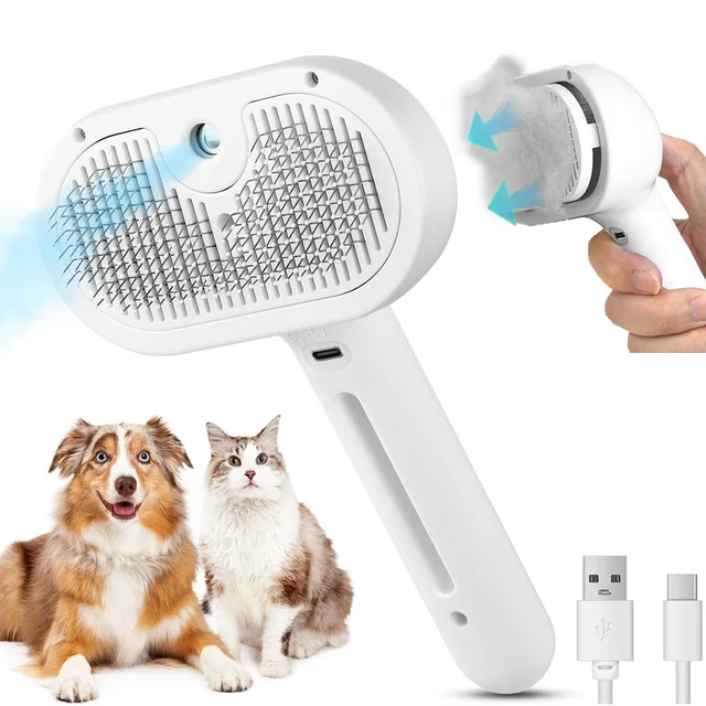 Pet Spray Hair Comb Pet Hair Remover Cleaning Brush Cats Grooming Dog Accessories Tools Dematting Water Mist Humidifier Comb Pet Spray Hair Comb Pet Hair Remover Cleaning Brush Cats Grooming Dog Accessories Tools Dematting Water Mist Humidifier Comb