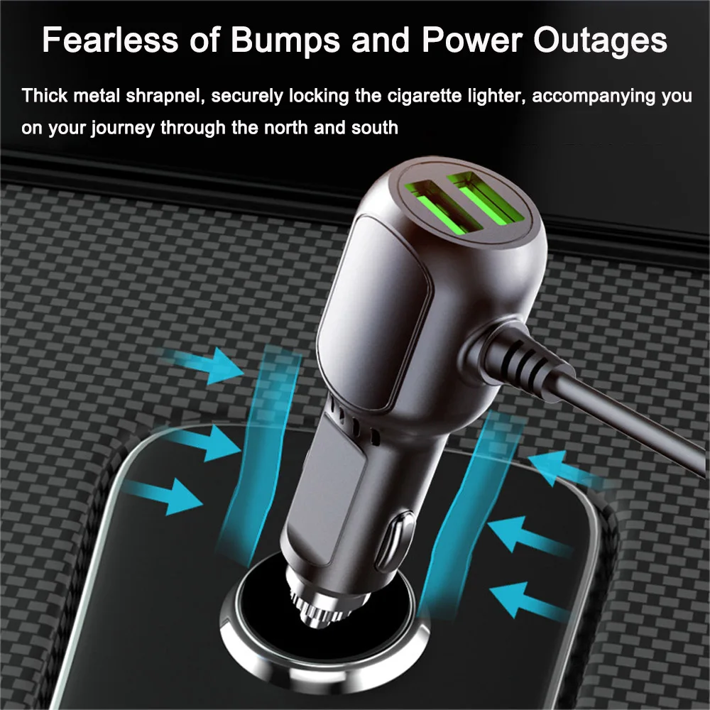 Fast USB Car Charger with QC3.0 and Voltage Reduction