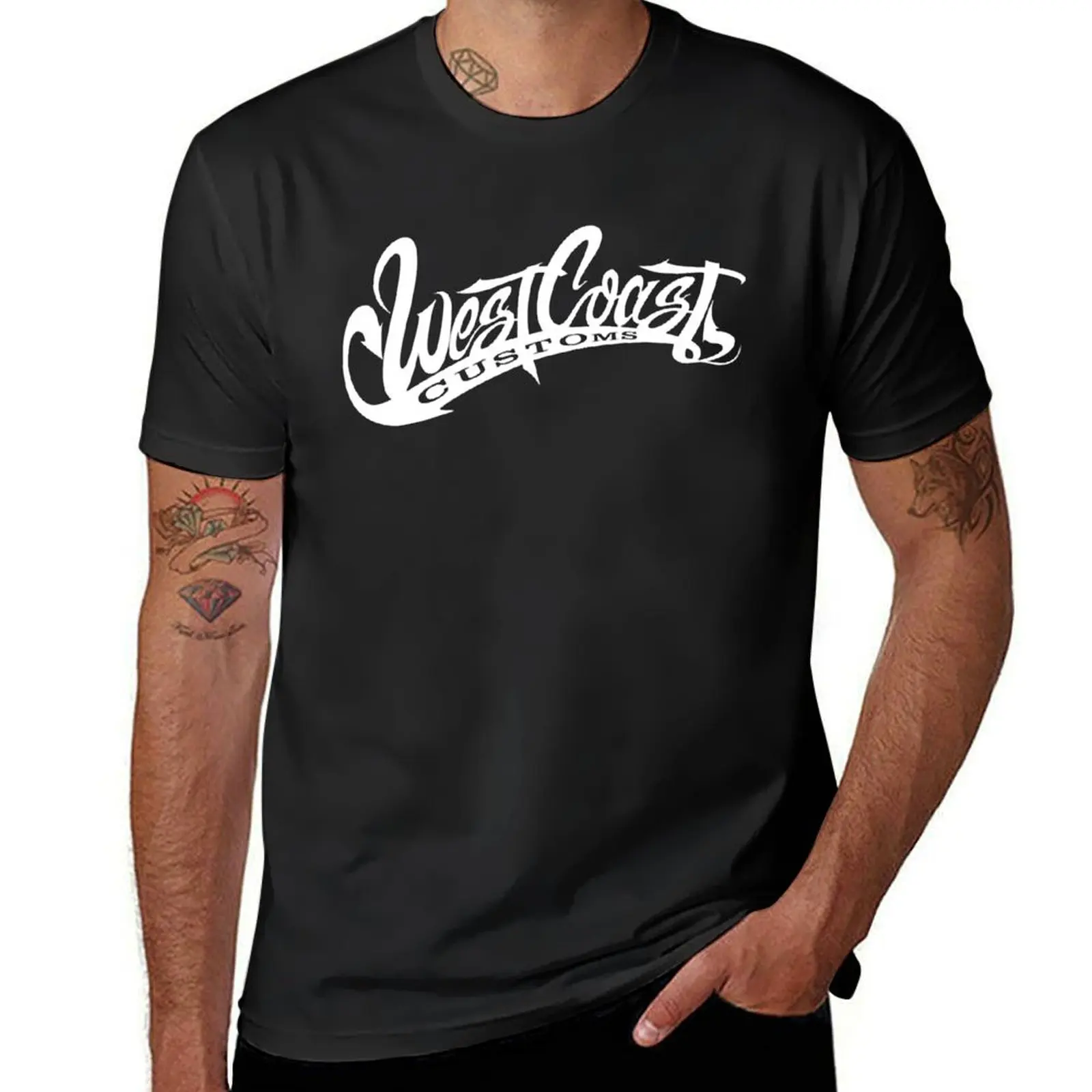 

West Coast Customs T-Shirt animal prinfor boys boys animal print plus size tops funnys workout shirts for men