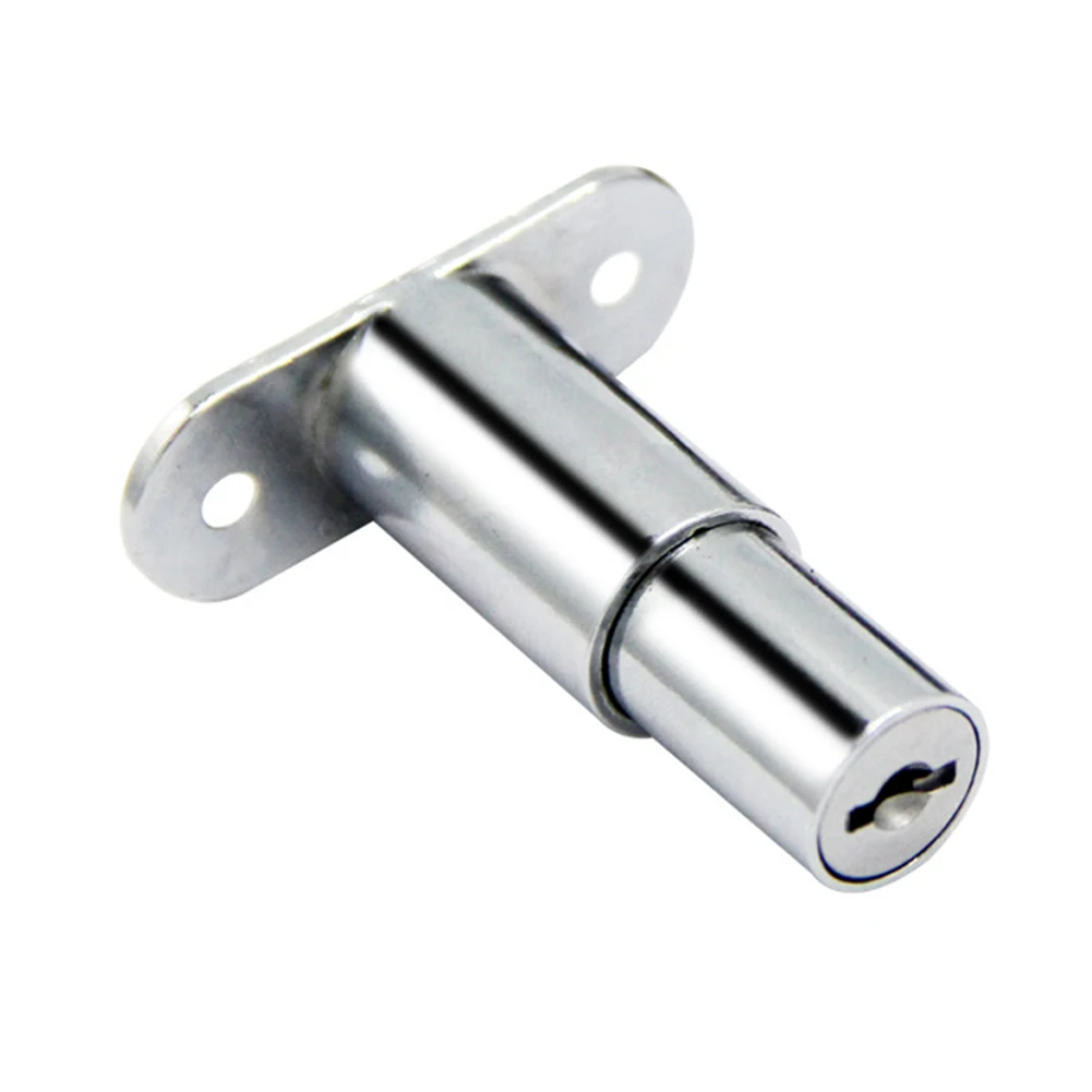 Description Picture 6 of itemGlass Lock Sliding Door Lock Closet Showcase Furniture Cylinder Head Plunger Lock With Keys Display Cabinet Door Locks Furniture